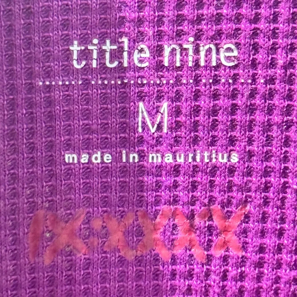 Title Nine Purple pull over - Picture 5 of 6